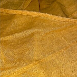 *SOLD* Old Navy Squash Yellow Linen|Cotton Wrap Blouse